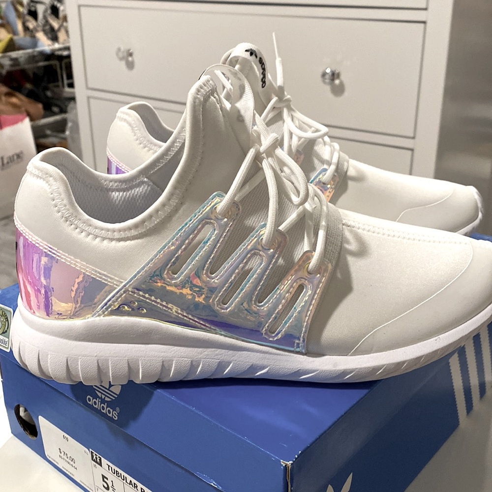 ADIDAS Tubular Radial K Holographic Metallic
